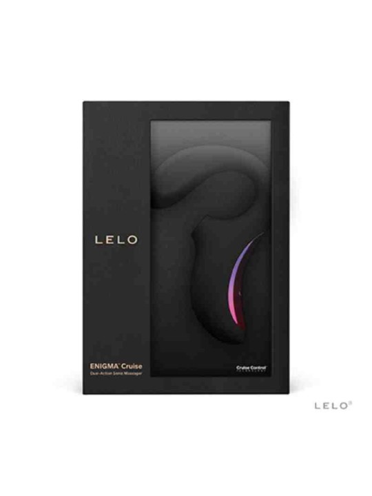 Lelo Enigma Cruise - Massaggiatore Sonico a Doppia Stimolazione Nero