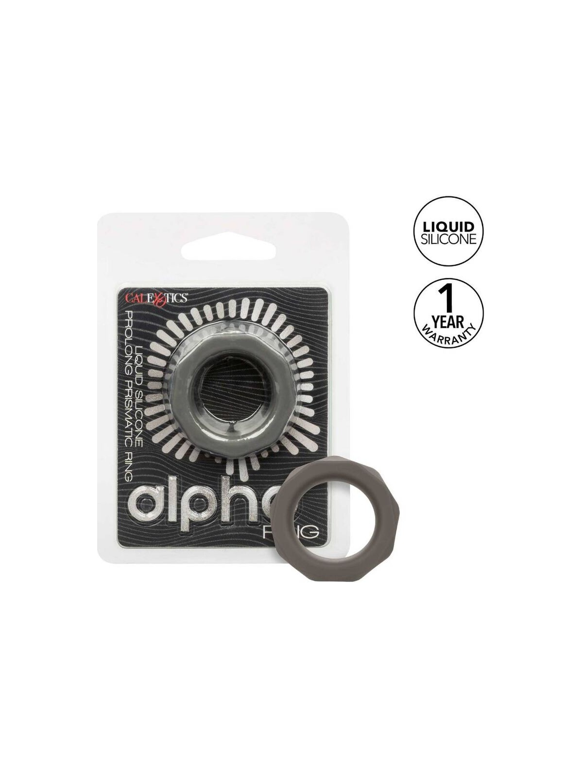 Calexotics - Alpha Prolong Prismatic Ring Grey