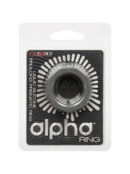 Calexotics Alpha Prolong Prismatic Ring - Anello Fallico in Silicone Grigio