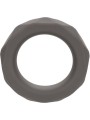 Calexotics Alpha Prolong Prismatic Ring - Anello Fallico in Silicone Grigio