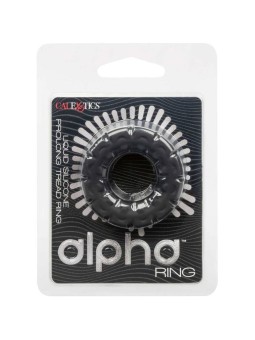 Calexotics Alpha Prolong Tread Ring - Anello Fallico in Silicone Nero