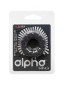 Calexotics Alpha Prolong Tread Ring - Anello Fallico in Silicone Nero