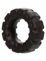 Calexotics Alpha Prolong Tread Ring - Anello Fallico in Silicone Nero