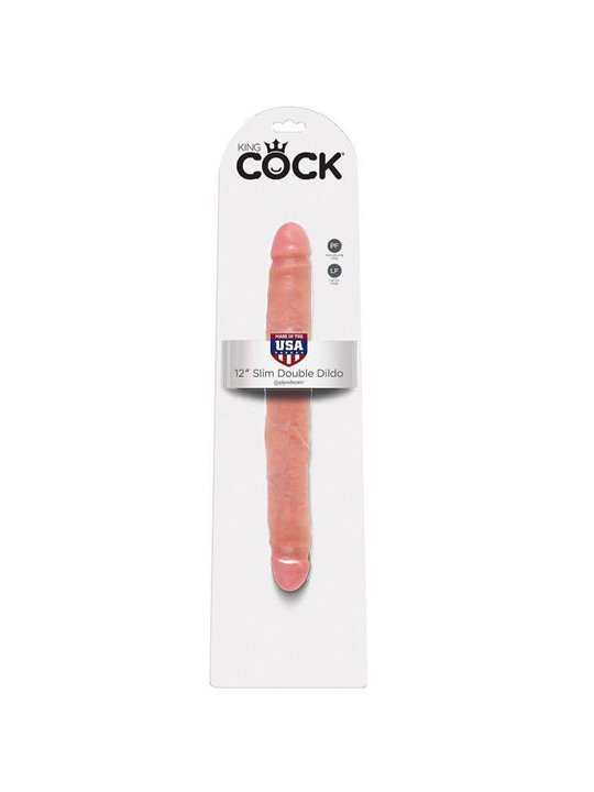 King Cock - Slim Double Dildo 30 CM