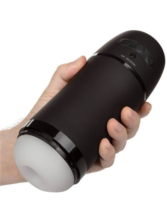 CalExotics Pulsar Stroker - Masturbatore per Uomo con Vibrazione e Aspirazione