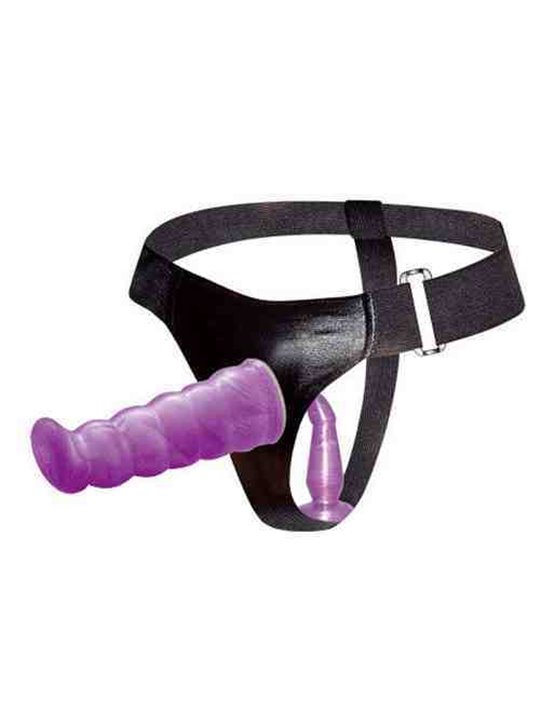 Baile - Lilac Female Anal and Vaginal Harness Gpoint 17 CM
