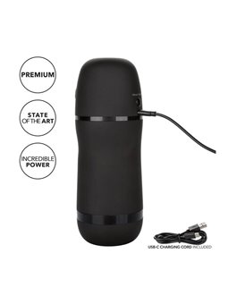 CalExotics Pulsar Stroker - Masturbatore per Uomo con Vibrazione e Aspirazione