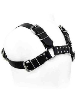 Leather Body Bdsm - Imbracatura in Pelle Nera