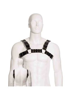 Leather Body Bdsm - Imbracatura in Pelle Nera