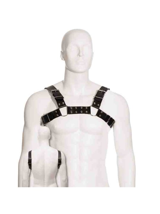 Leather Body Bdsm - Imbracatura in Pelle Nera