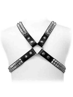 Leather Body - Pyramid Stud Harness