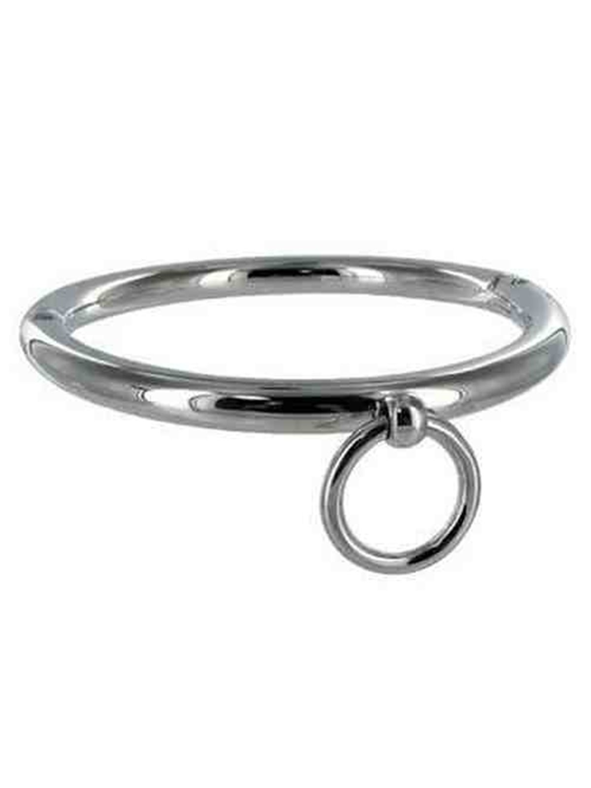 Metal Hard - Bdsm Necklace with Ring 18CM