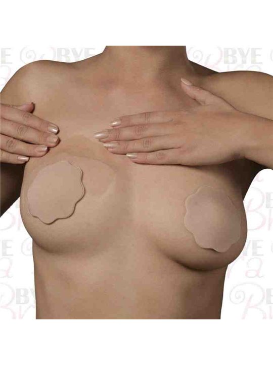 Bye-Bra - Copricapezzoli Volumizzanti in Silicone - Coppa D/F Beige