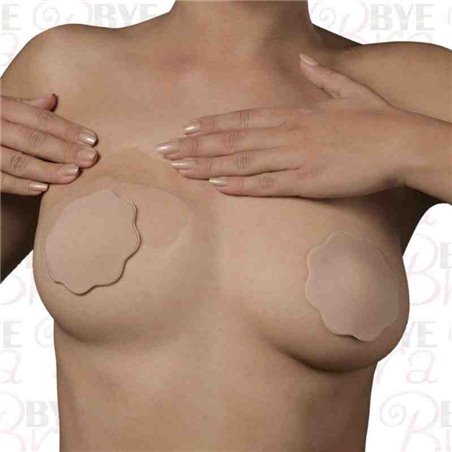 Bye-Bra - Copricapezzoli Volumizzanti in Silicone - Coppa D/F Beige