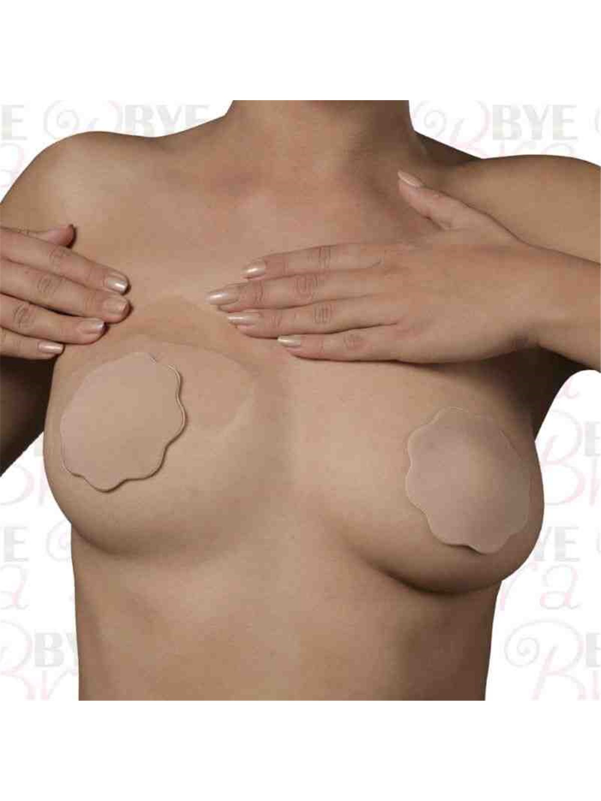 Bye-Bra - Copricapezzoli Volumizzanti in Silicone - Coppa D/F Beige