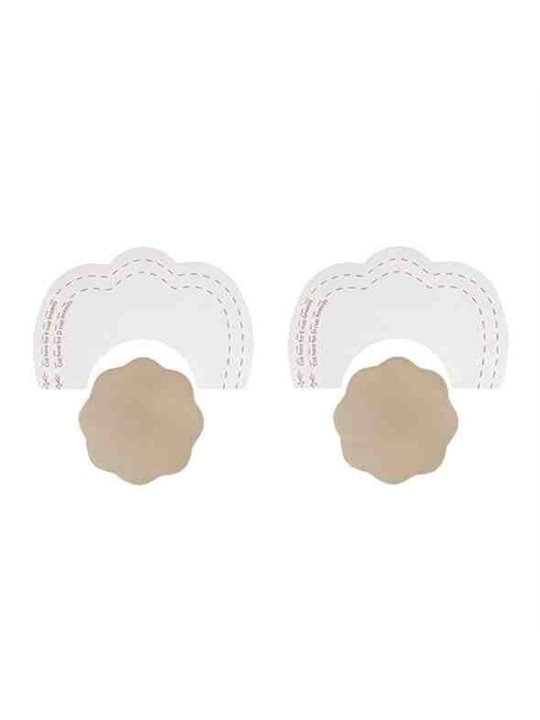 Bye-Bra - Copricapezzoli Volumizzanti in Silicone - Coppa F/H Beige
