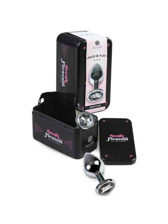 Secretplay - Plug Anal Transparent Aluminum 8 CM