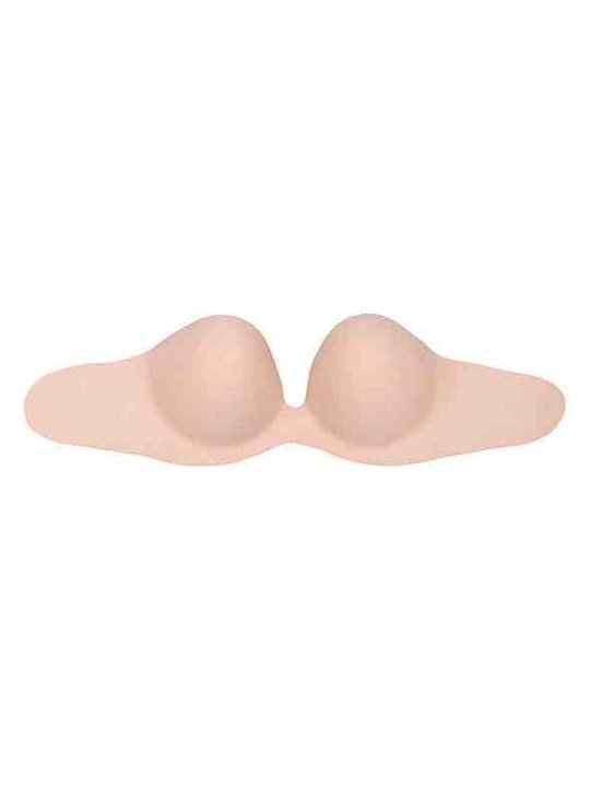 Bye-Bra Gala - Reggiseno Push-Up a Balconcino Adesivo e Riutilizzabile - Coppa C Beige