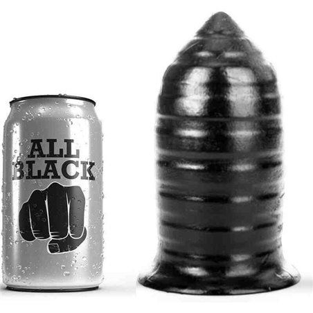 All Black - Plug Anale in Silicone 16 CM