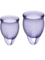 Satisfyer Feel Confident Menstrual Cup Purple 15+20Ml