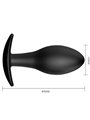 Pretty Love - Anal Plug Silicone Anchor 8.5 CM Black