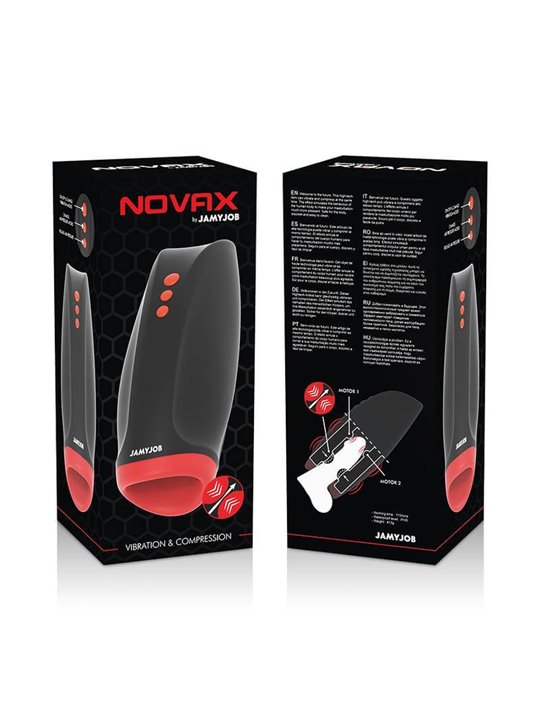 Jamyjob Novax Masturbator With Vibration And Compression