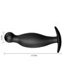 Pretty Love - Silicone Anal Plug 11.7 CM Black