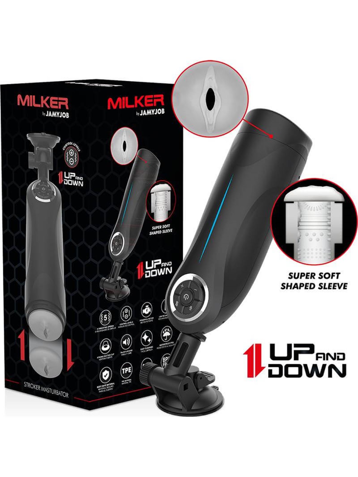 Jamyjob Milker Stroker Up And Down Function