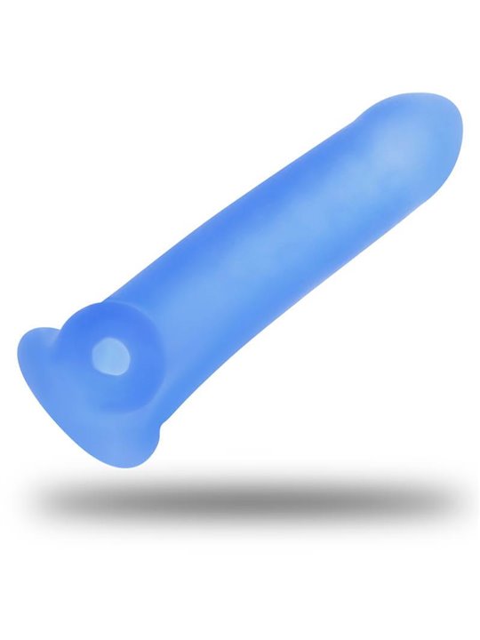 Ohmama Silicone Penis and Testibles Sleeve - Medium