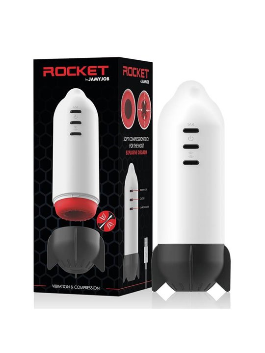 Jamyjob - Rocket Masturbator Soft Compression Tech and Vibration