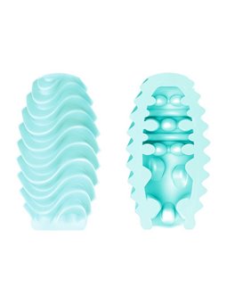 Pretty Love - Turquoise Double Sided Masturbator Egg