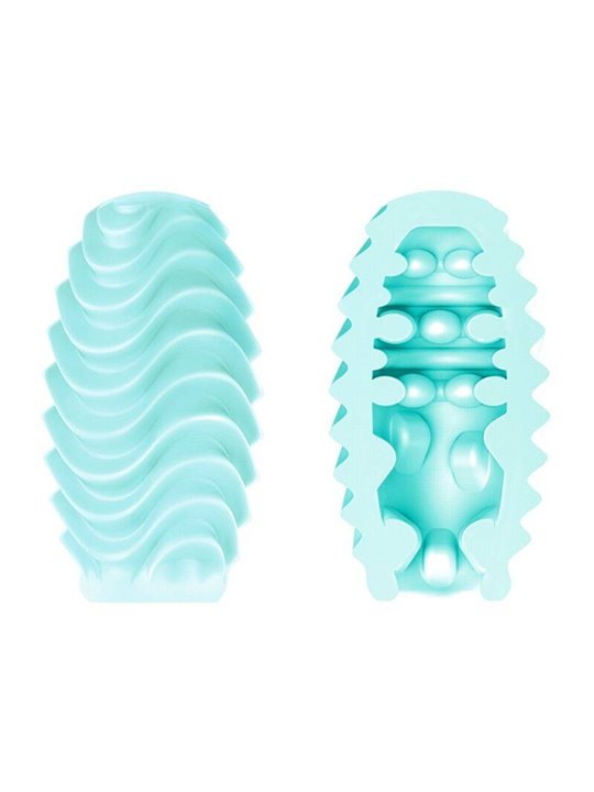 Pretty Love - Turquoise Double Sided Masturbator Egg