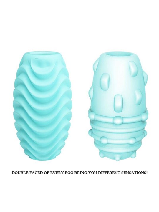 Pretty Love - Turquoise Double Sided Masturbator Egg