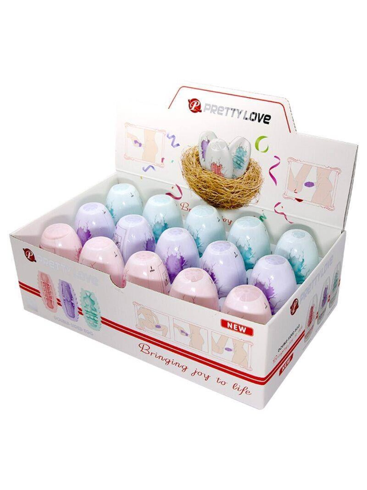 Pretty Love - Double Sided Masturbator Egg 15 Units