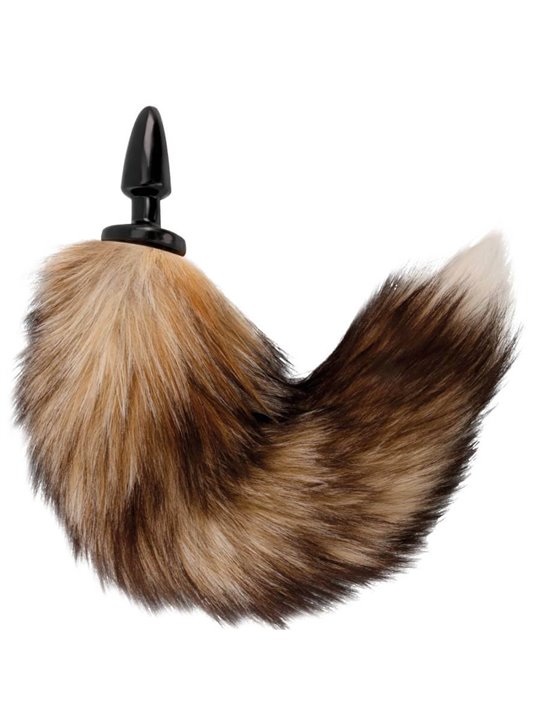 Darkness - Natural Tail with Silicone Anal Plug 10 CM