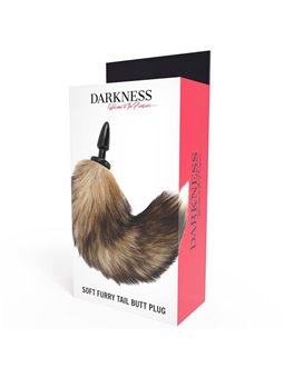 Darkness - Natural Tail with Silicone Anal Plug 10 CM