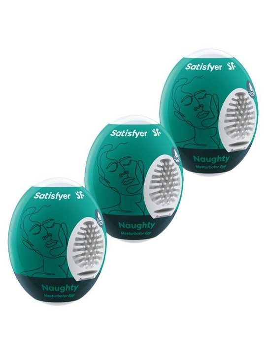 Satisfyer 3 Masturbator Eggs - Naughty