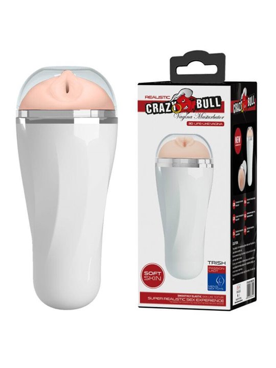 Crazy Bull Trish - Masturbatore Maschile Vagina Realistica 14,8 CM