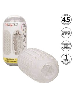 CalExotics Reversible Nubby Stroker - Masturbatore per Uomo in Silicone