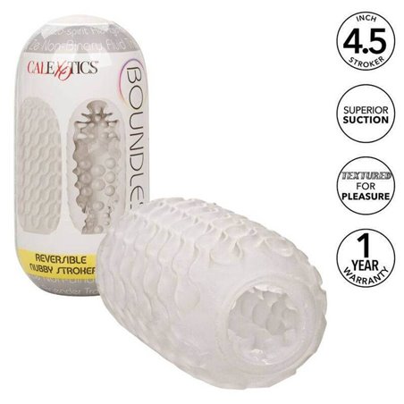 CalExotics Reversible Nubby Stroker - Masturbatore per Uomo in Silicone