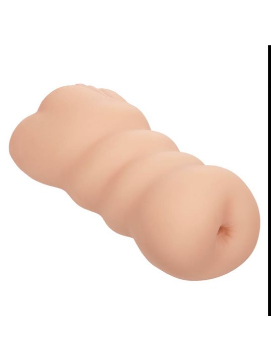 CalExotics The Three Way - Masturbatore Ano e Vagina Realistici in Silicone