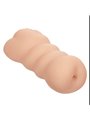 CalExotics The Three Way - Masturbatore Ano e Vagina Realistici in Silicone
