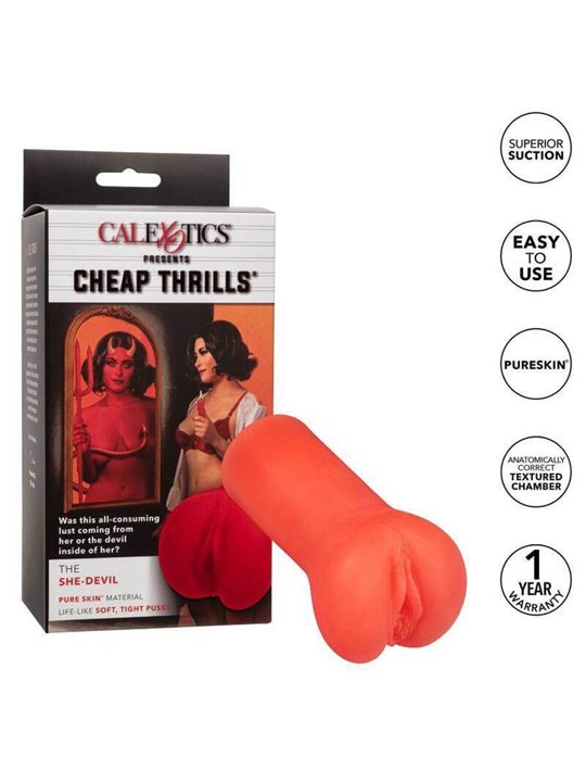 CalExotics She-Devil - Masturbatore Vagina Realistica in Silicone