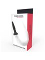 Darkness - Silicone Anal Plug with White Tail