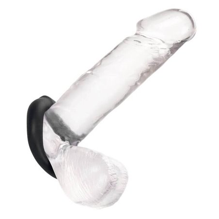 CalExotics Alpha Optimum Ring - Anello Fallico in Silicone Liquido - Nero