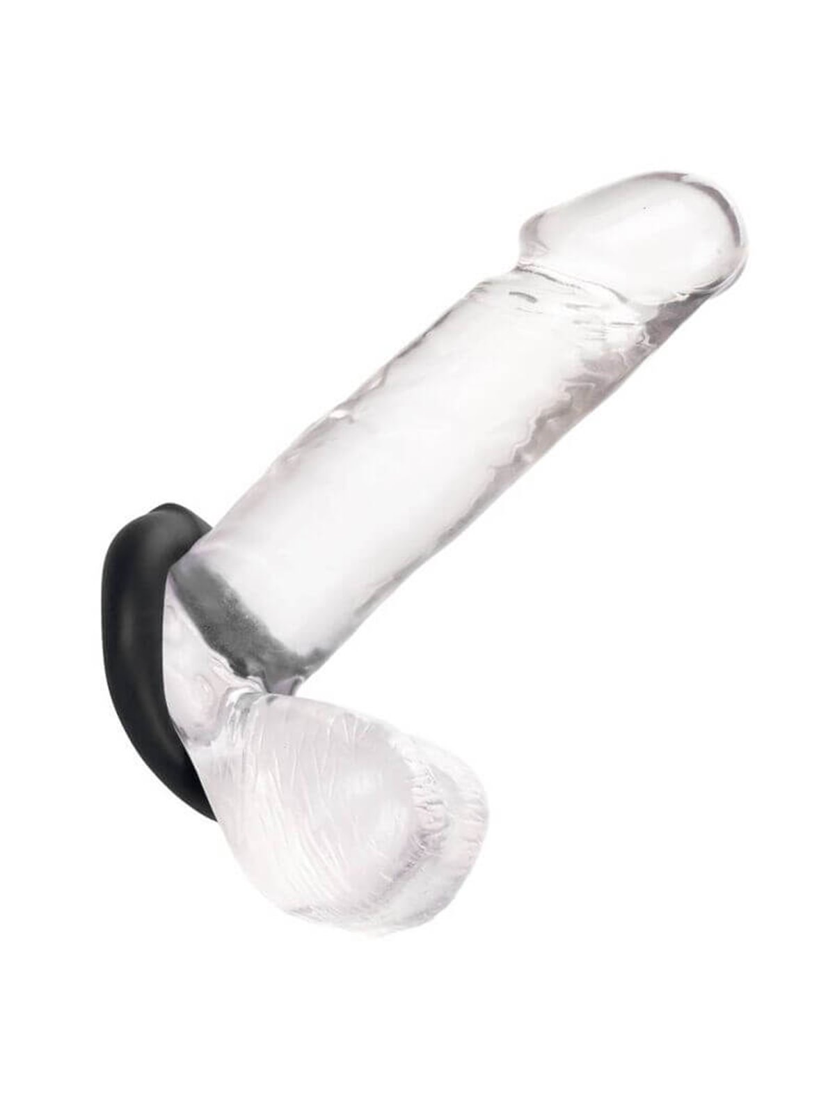 CalExotics Alpha Optimum Ring - Anello Fallico in Silicone Liquido - Nero