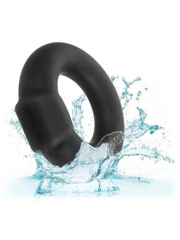 CalExotics Alpha Optimum Ring - Anello Fallico in Silicone Liquido - Nero