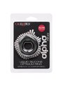 CalExotics Alpha Optimum Ring - Anello Fallico in Silicone Liquido - Nero
