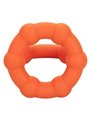 CalExotics Alpha All Star Ring - Anello Fallico Doppio in Silicone Liquido - Arancione