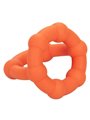 CalExotics Alpha All Star Ring - Anello Fallico Doppio in Silicone Liquido - Arancione